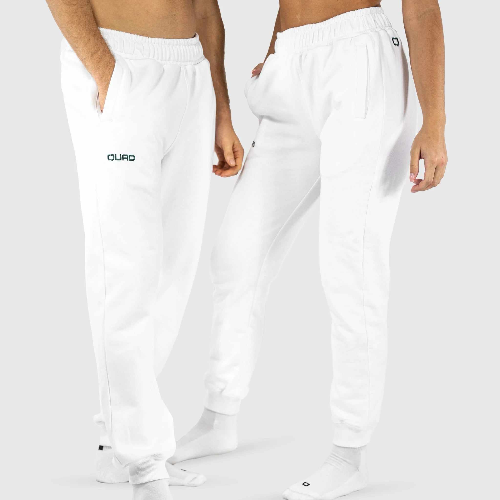 QUAD – White Sweat Pants