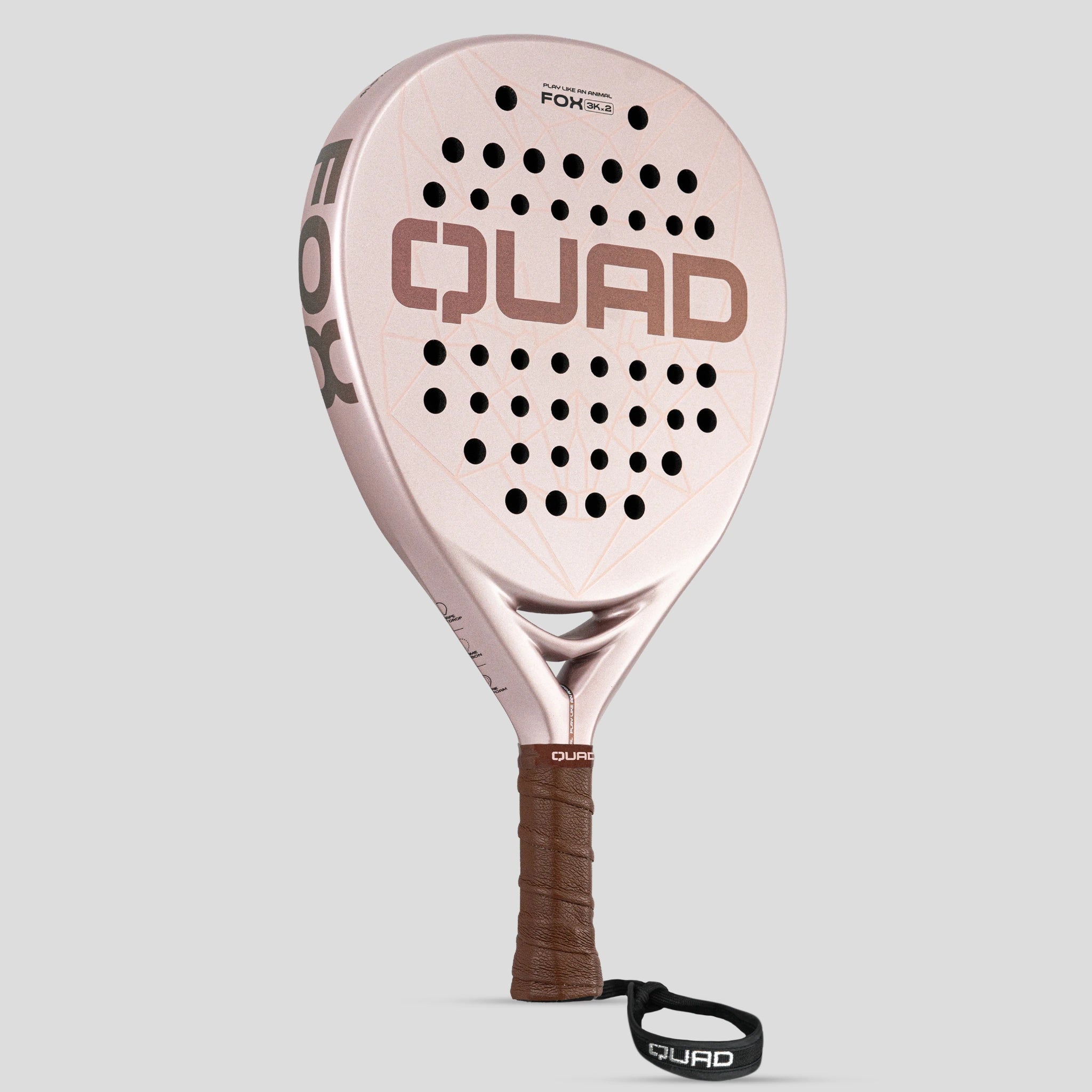 QUAD Fox Padel Racket left side