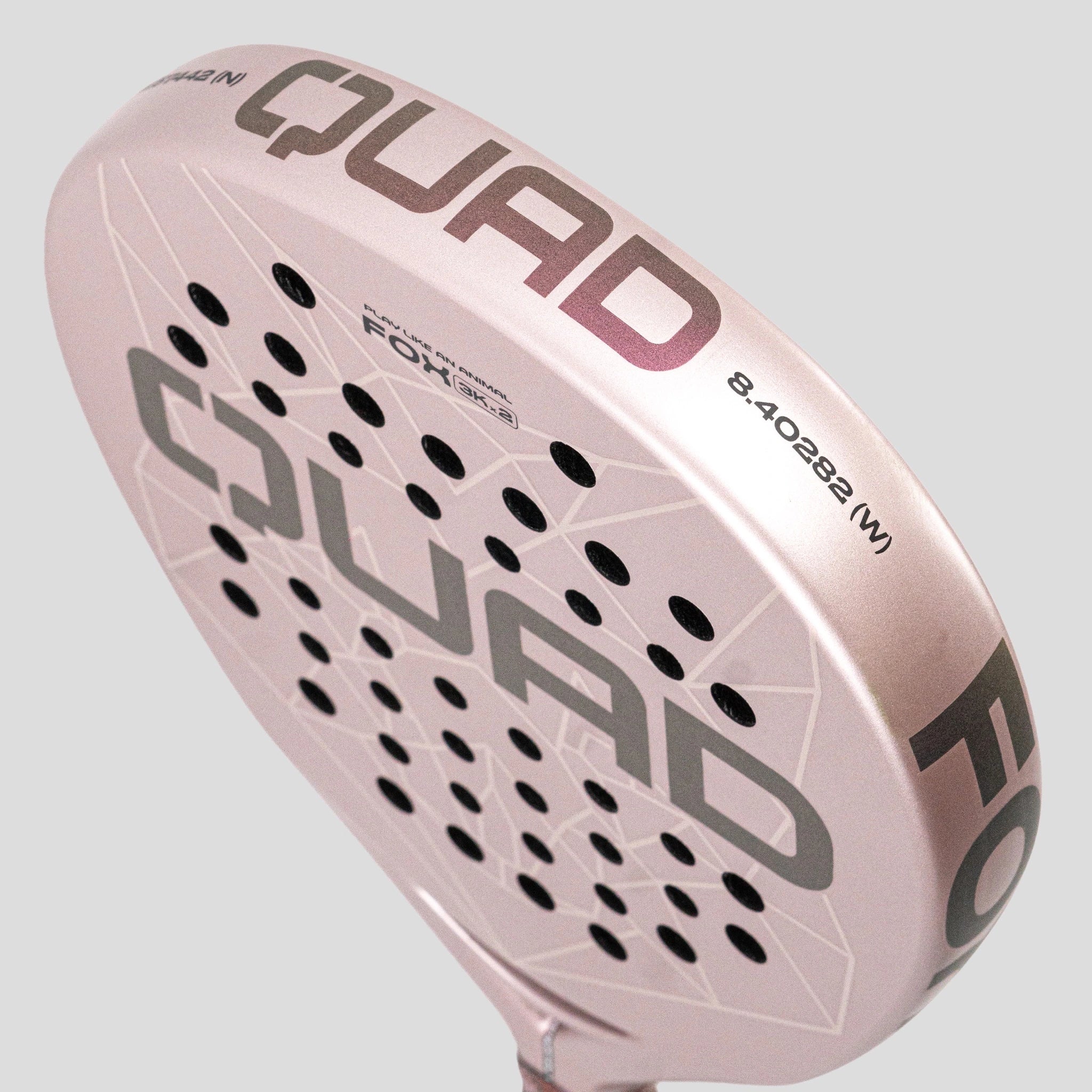 QUAD Fox Padel Racket top view