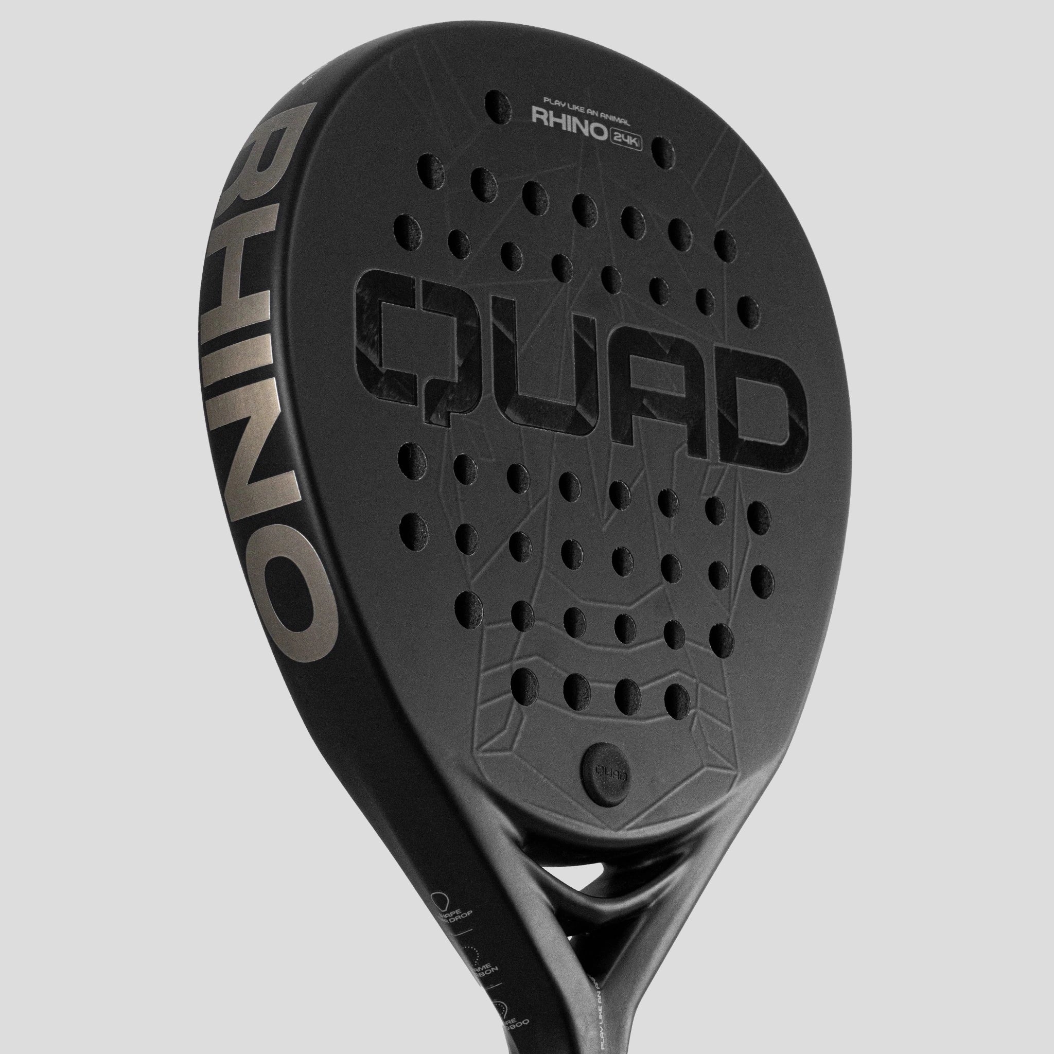 QUAD Rhino padel racket side detail