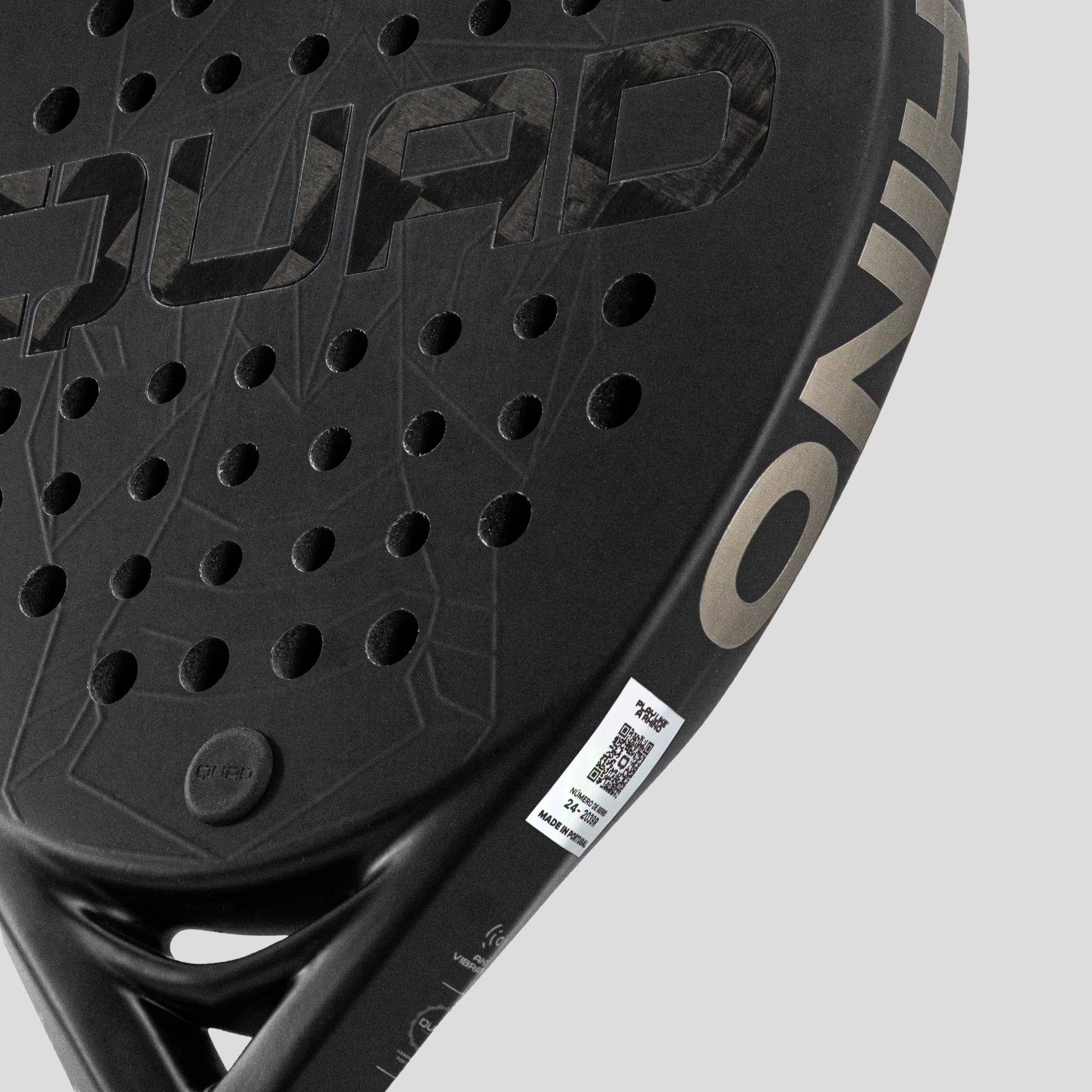 Quad padel racket right side detail