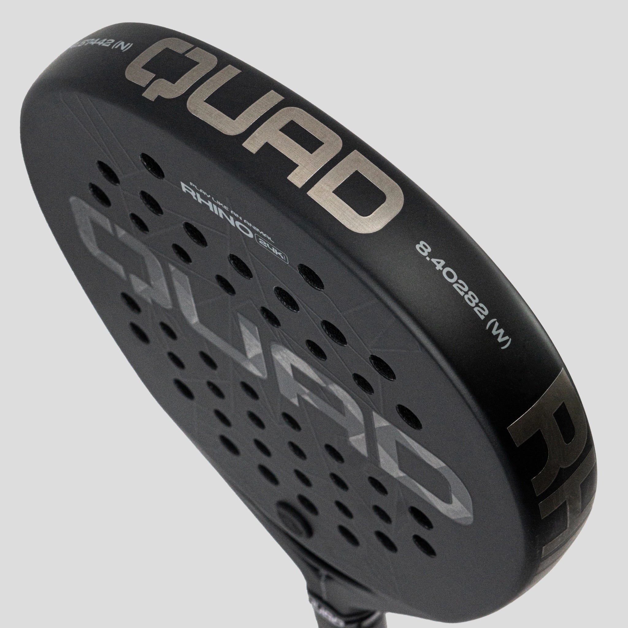 QUAD Rhino padel racket top view