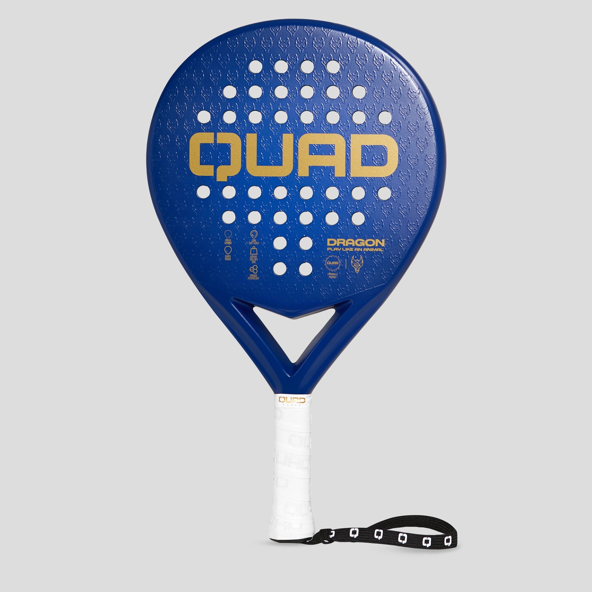 Quad Dragon Padel Racket front view