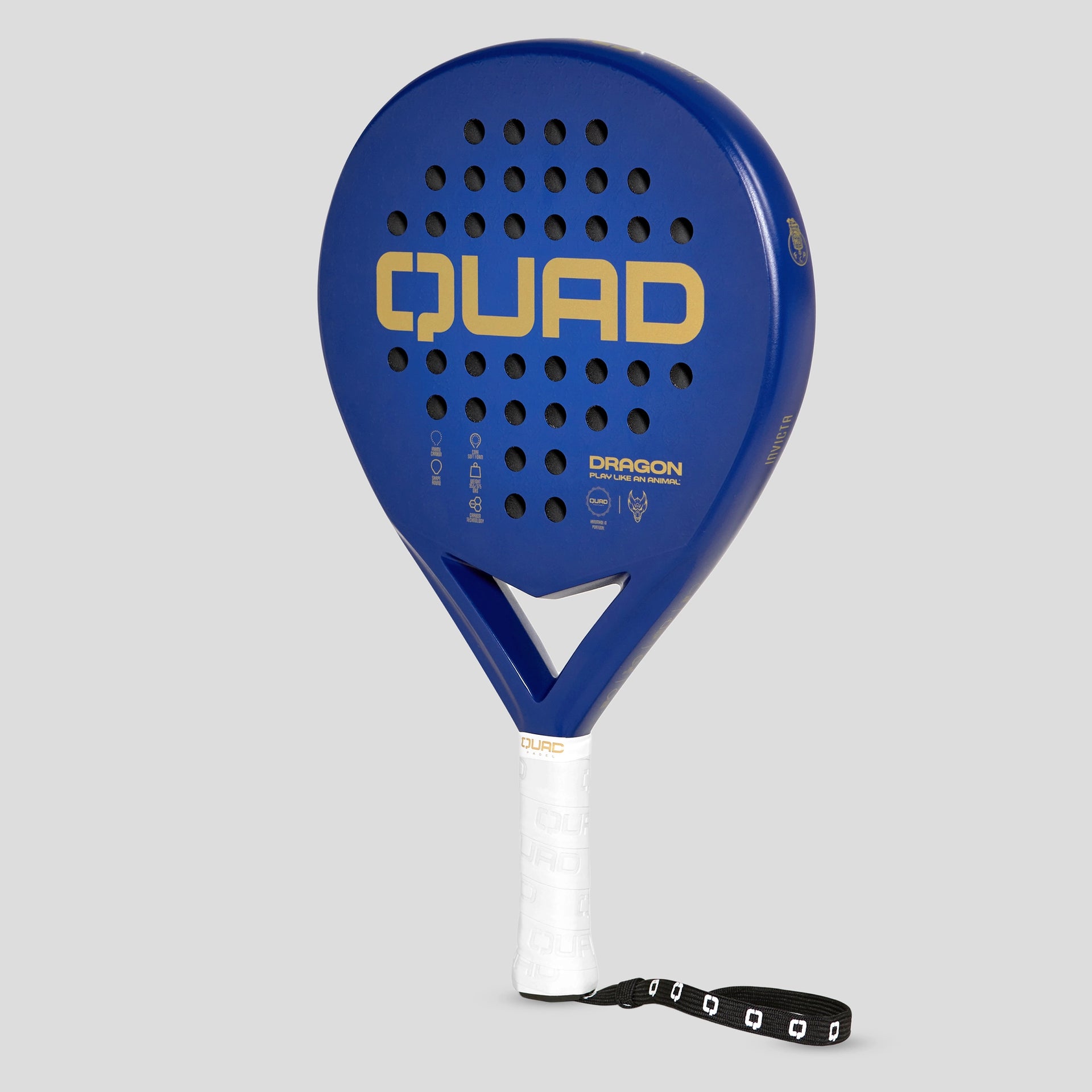 Quad Dragon Padel Racket side view