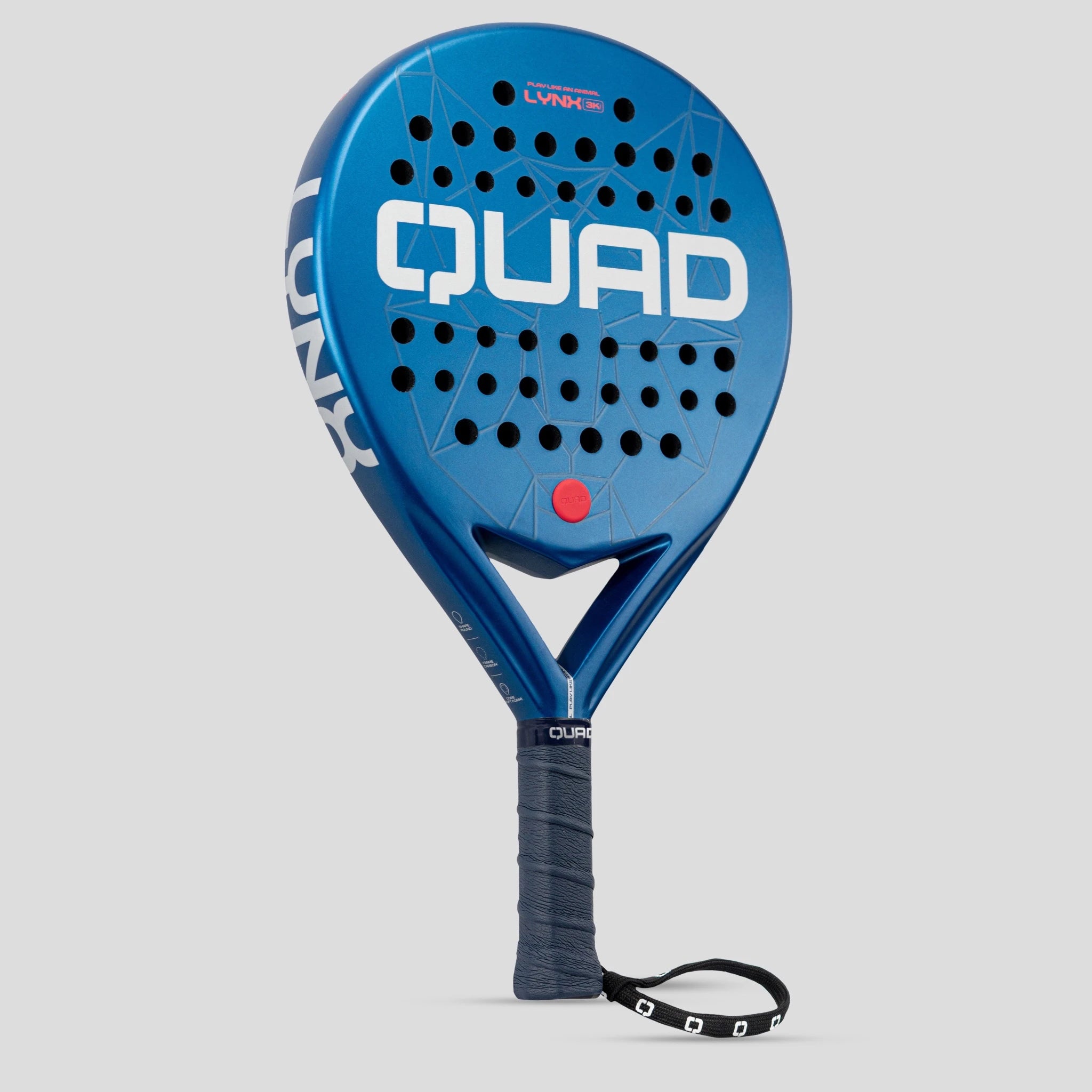 Quad Lynx Padel Racket left side