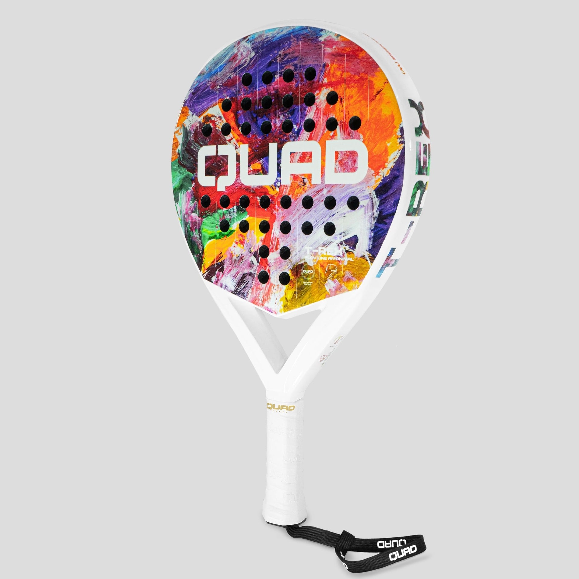 Quad T-Rex Padel Racket left side