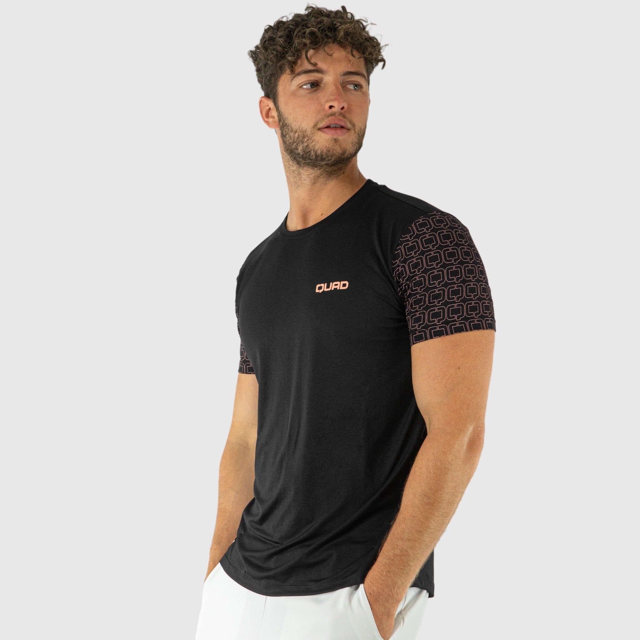 Quad Padel Match T-shirt black side