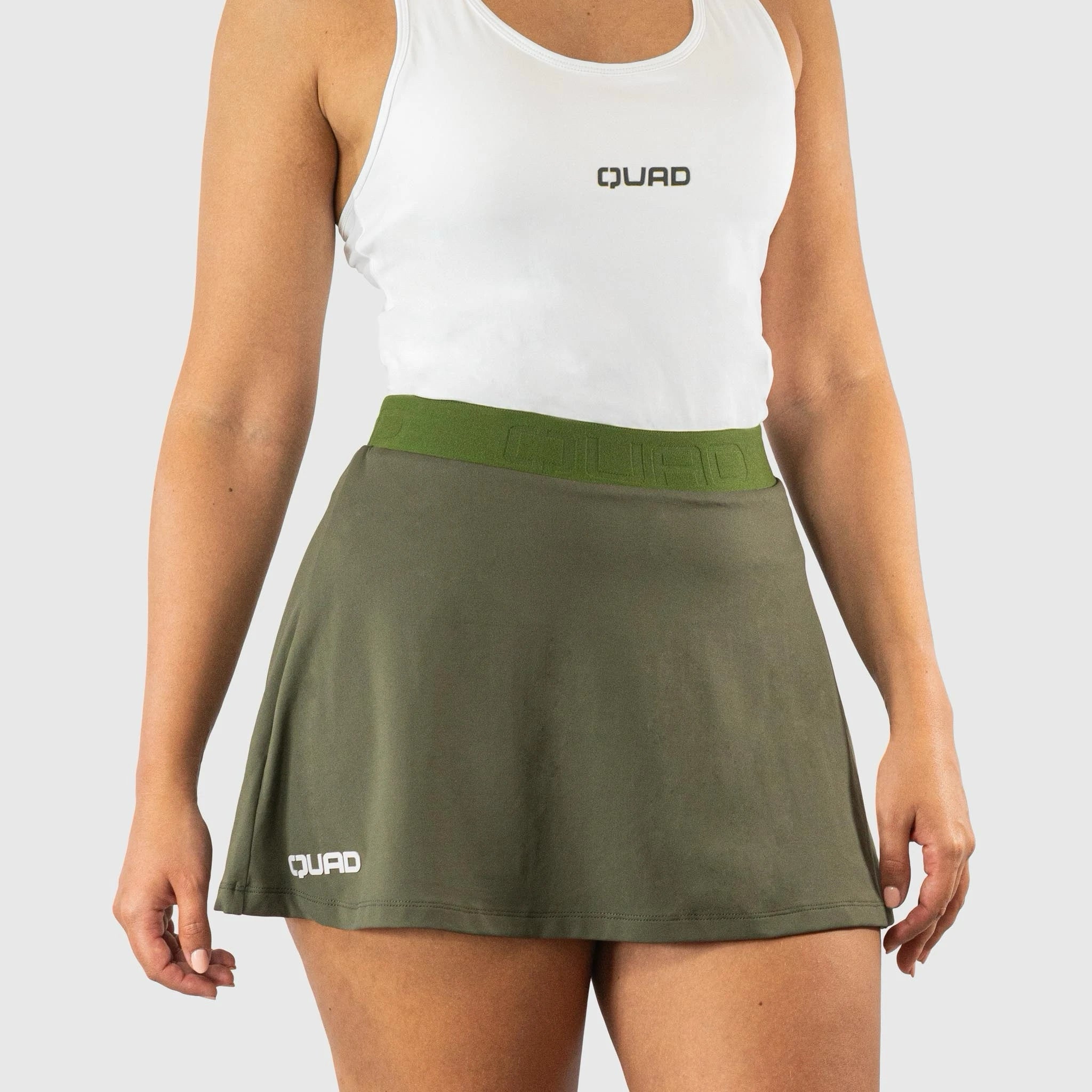 QUAD Tender Skirt Full green front