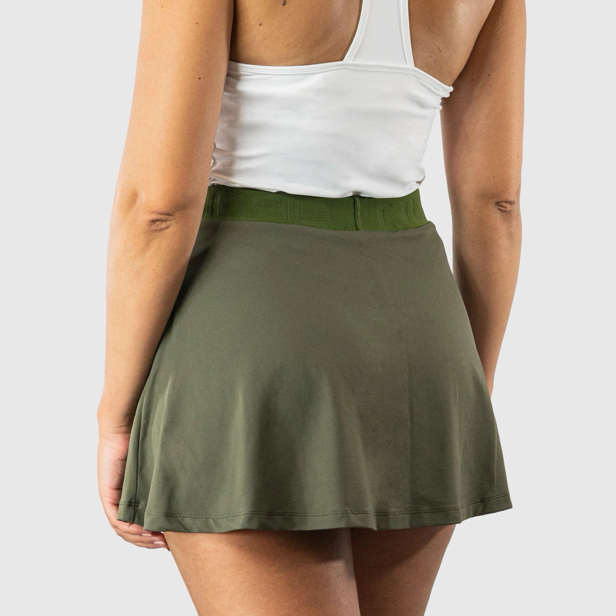 QUAD Tender Skirt Full green back