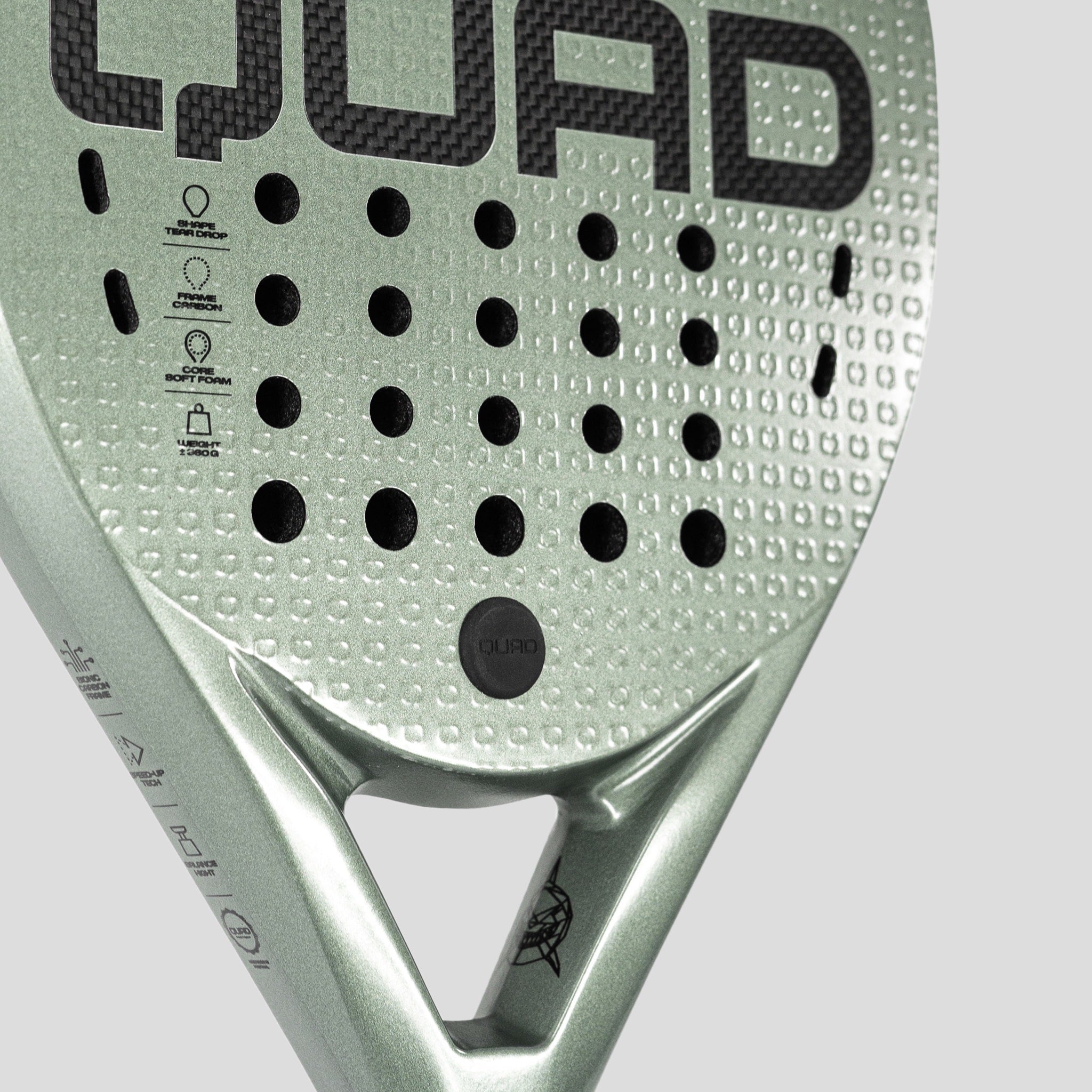 Quad Shark Racket detail