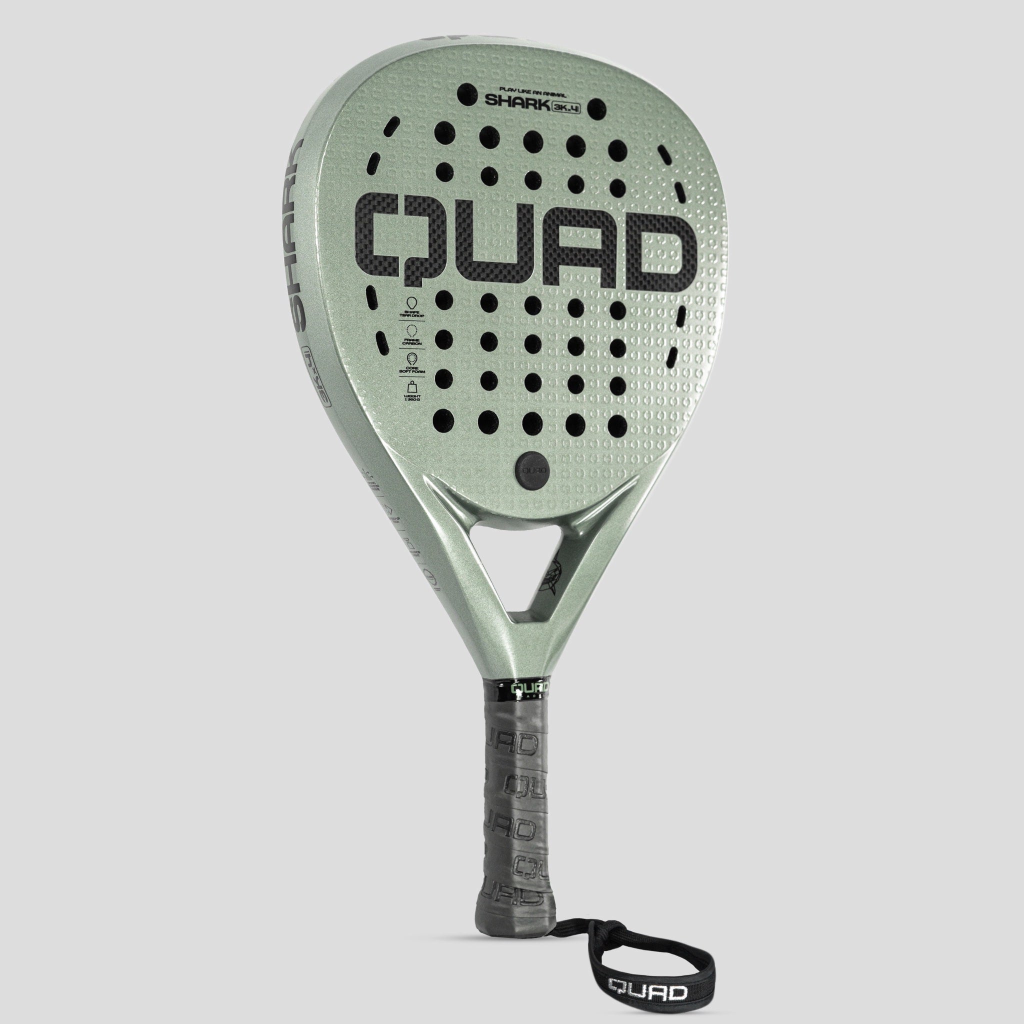 Quad Shark Racket left side view